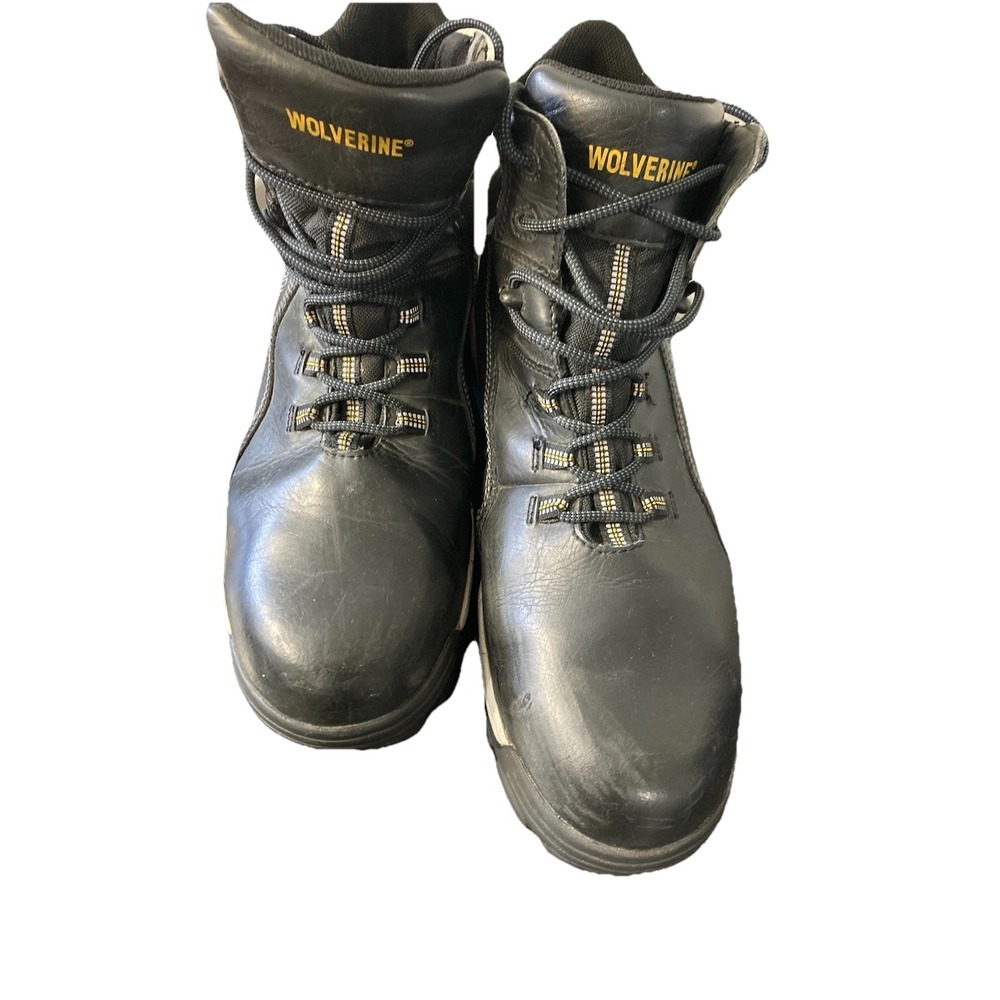Wolverine CarbonMAX Work Boots Mens 12EW Wide Black Waterproof Composite Toe